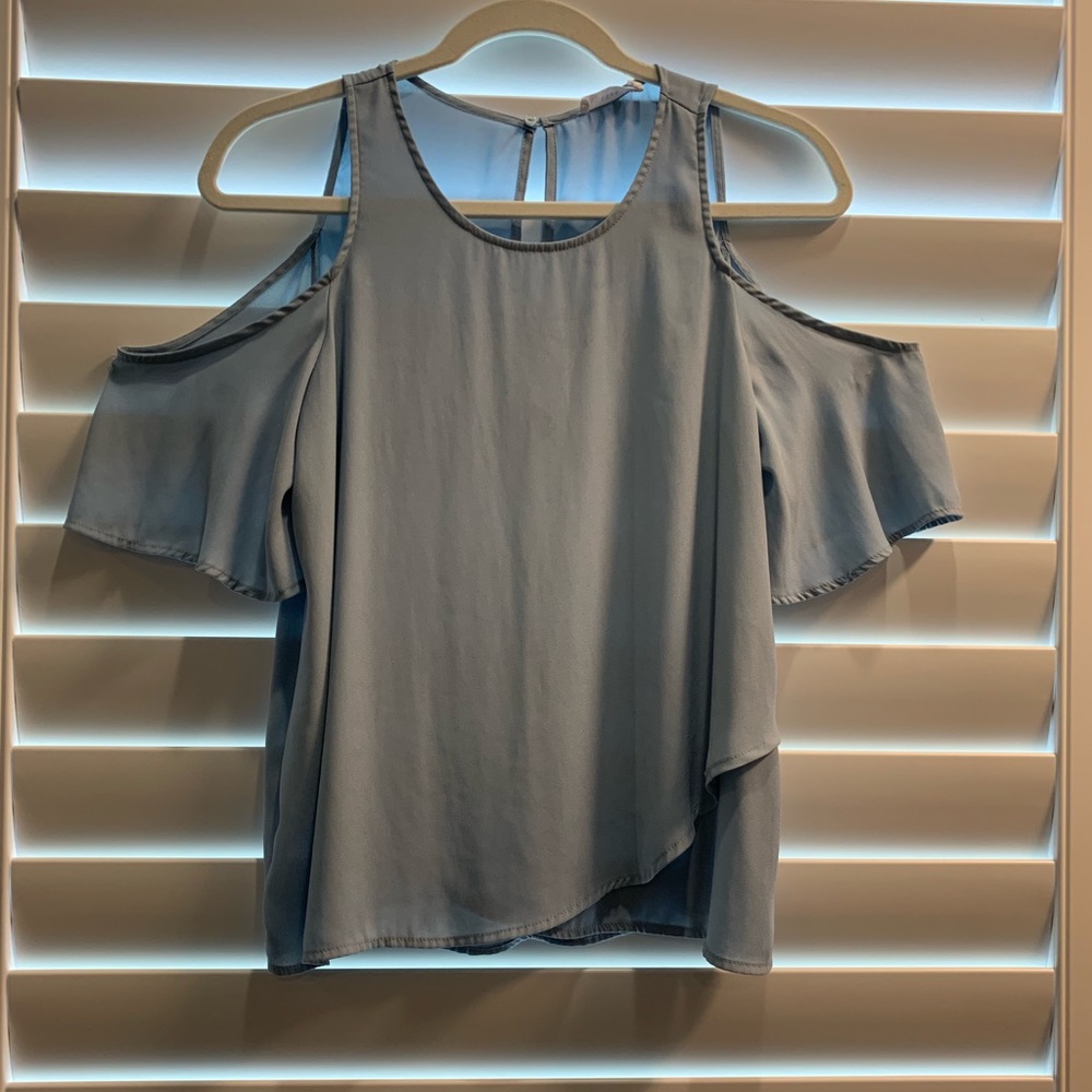 Light blue blouse